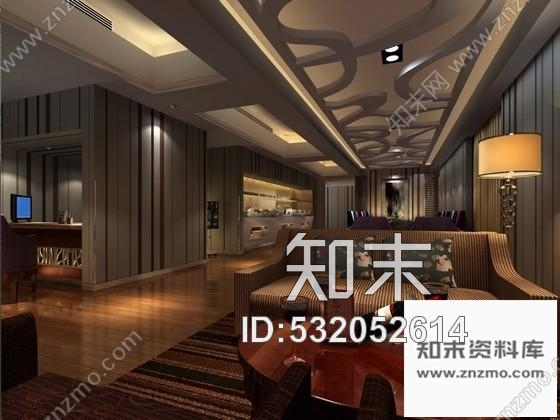 施工图安徽国际酒店时尚行政酒廊施工图含效果cad施工图下载【ID:532052614】