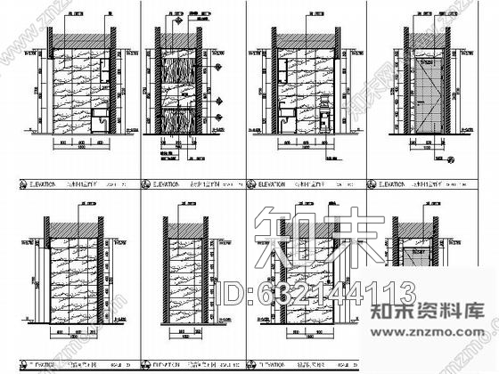 施工图广州CBD商圈某塔楼公共区域18-38层装修图cad施工图下载【ID:632144113】