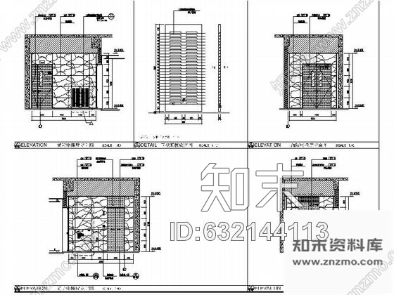施工图广州CBD商圈某塔楼公共区域18-38层装修图cad施工图下载【ID:632144113】