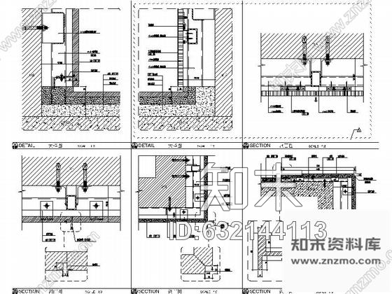 施工图广州CBD商圈某塔楼公共区域18-38层装修图cad施工图下载【ID:632144113】