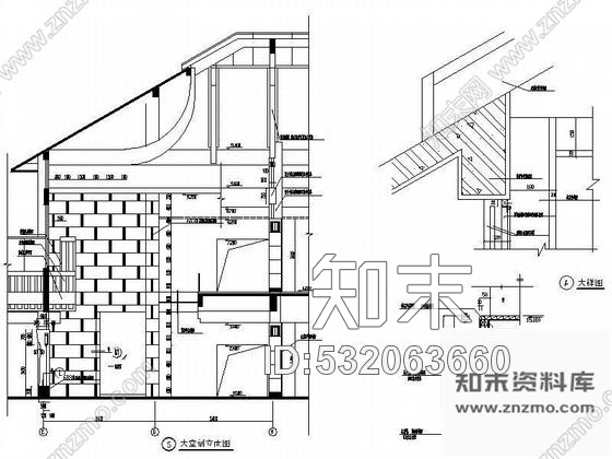 福建某宾馆大堂设计图cad施工图下载【ID:532063660】