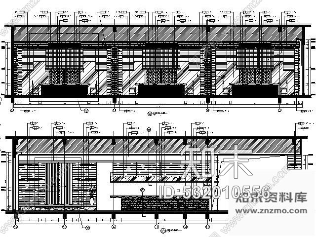 施工图三亚某酒店日本餐厅施工图含效果cad施工图下载【ID:532010556】