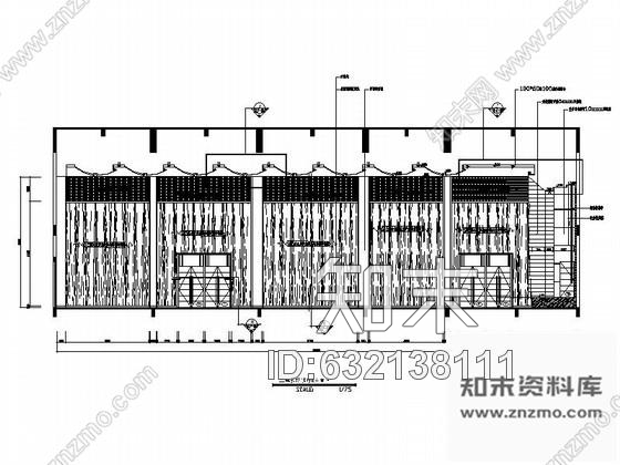 施工图东莞学术交流中心多功能厅装修图cad施工图下载【ID:632138111】