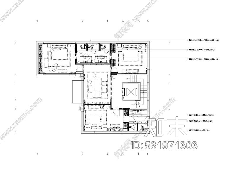 北京鲁能集团优山美地D区40别墅样板间设计施工图附效果图+方案汇报册+物料规范书+机电图纸+设计规范cad施工图下载【ID:531971303】