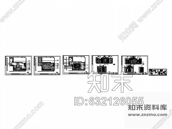 施工图北京时尚豪华KTV包厢装修施工图cad施工图下载【ID:632126055】