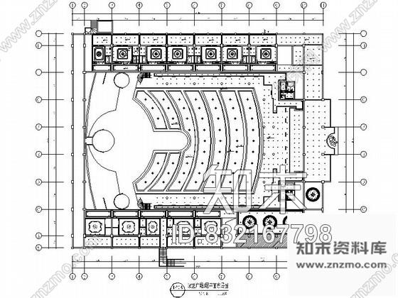 图块/节点安徽某演艺吧演艺厅平面图施工图下载【ID:832167798】