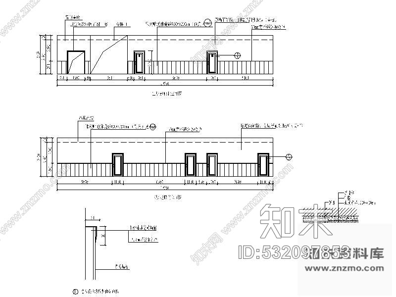 施工图某现代办公楼装修图cad施工图下载【ID:532097853】