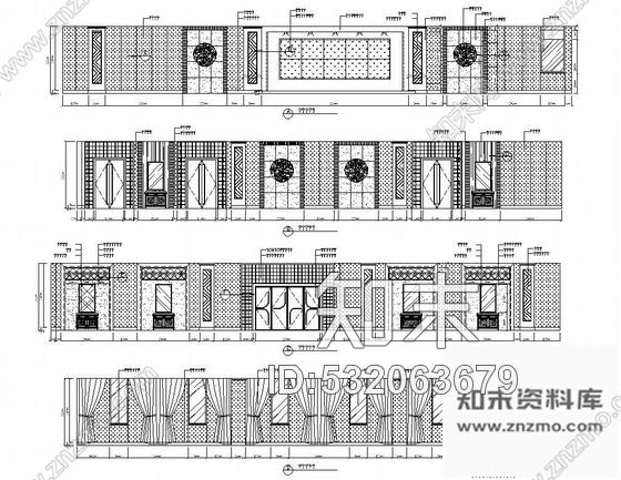 某国际大宴会厅装修图cad施工图下载【ID:532063679】