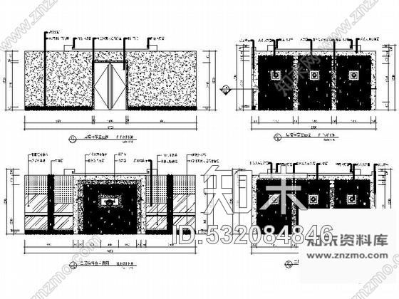 施工图江苏工业园区中外合资企业办公楼室内设计施工图施工图下载【ID:532084846】