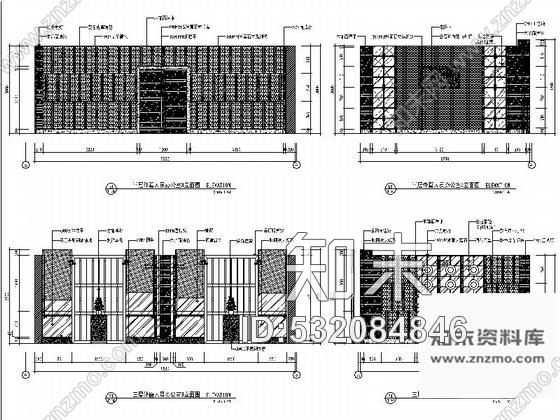 施工图江苏工业园区中外合资企业办公楼室内设计施工图施工图下载【ID:532084846】