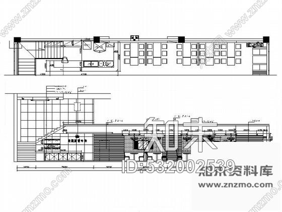 施工图贵族式牛排馆室内装修图cad施工图下载【ID:532002539】