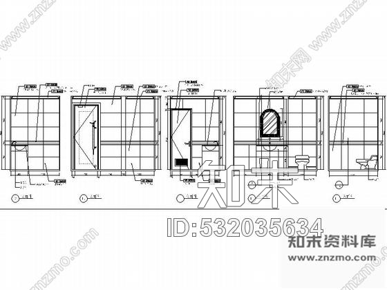 施工图广东五星级酒店贵宾房室内装修CAD竣工图施工图下载【ID:532035634】