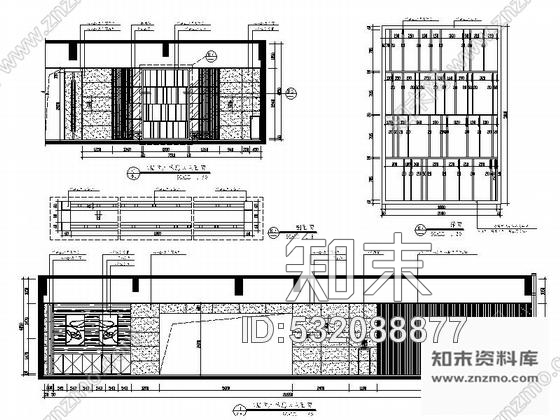 施工图山东现代企业集团写字楼CAD装修施工图含效果施工图下载【ID:532088877】