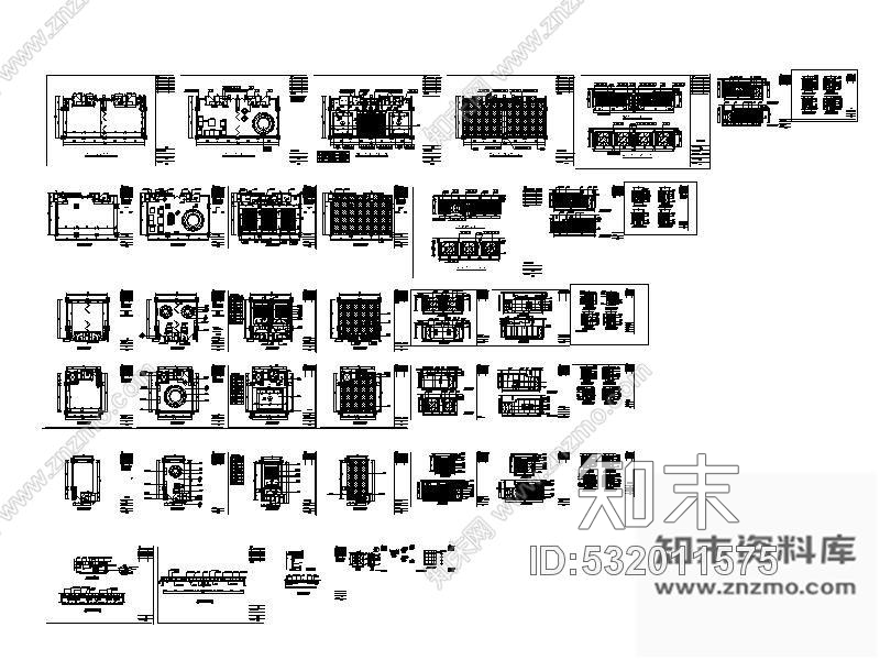 施工图某餐厅装修施工图cad施工图下载【ID:532011575】