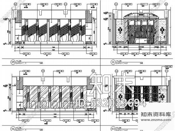 施工图江苏国内一流中式风情五星级会议酒店客房装修施工图含效果cad施工图下载【ID:532033694】