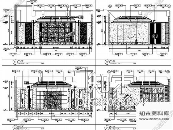 施工图江苏国内一流中式风情五星级会议酒店客房装修施工图含效果cad施工图下载【ID:532033694】