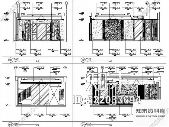 施工图江苏国内一流中式风情五星级会议酒店客房装修施工图含效果cad施工图下载【ID:532033694】