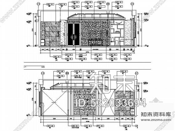 施工图江苏国内一流中式风情五星级会议酒店客房装修施工图含效果cad施工图下载【ID:532033694】