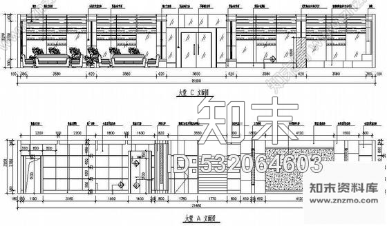 施工图酒店大堂施工图.rarcad施工图下载【ID:532064603】