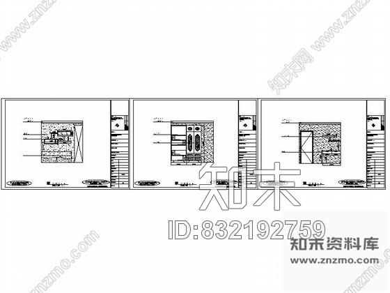 图块/节点贵阳某四居室儿童房立面图含效果施工图下载【ID:832192759】