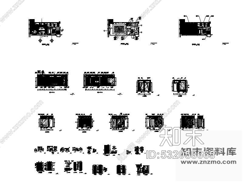 施工图北京某酒店双人房施工图cad施工图下载【ID:532058665】