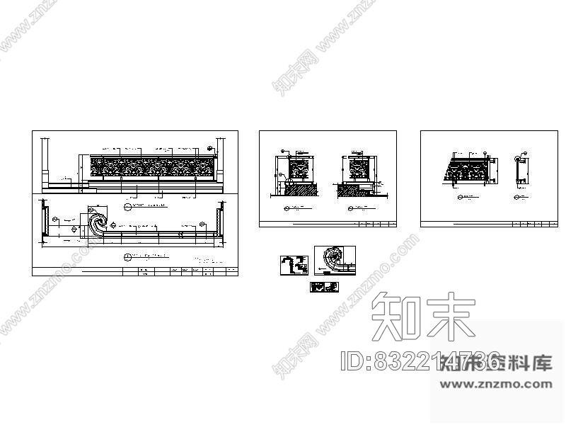 图块/节点室内阳台栏河详图cad施工图下载【ID:832214736】