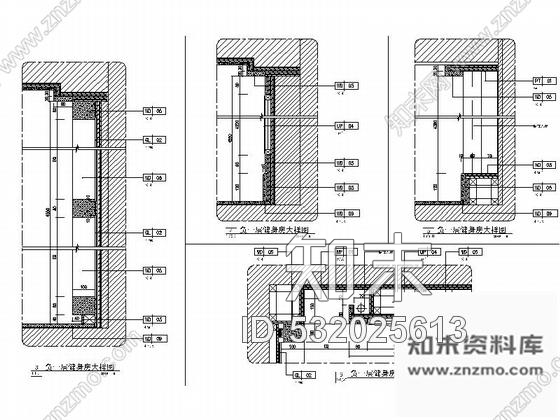 施工图东莞商务酒店高档健身房及影音室室内装修施工图cad施工图下载【ID:532025613】