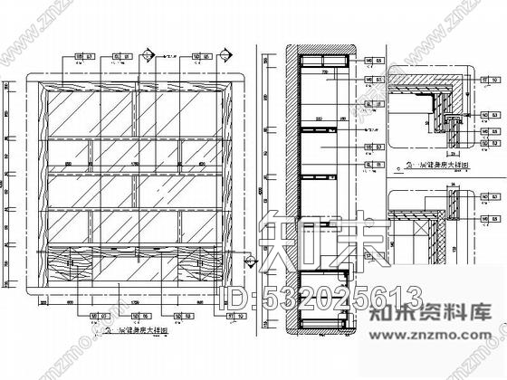 施工图东莞商务酒店高档健身房及影音室室内装修施工图cad施工图下载【ID:532025613】