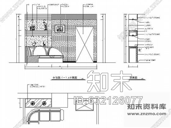 施工图现代时尚KTV室内全套装修施工图cad施工图下载【ID:632126077】