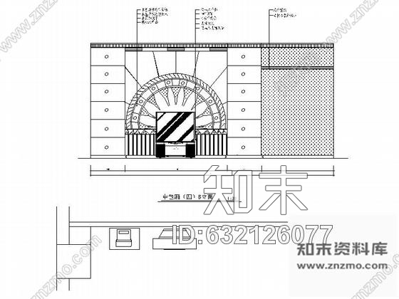 施工图现代时尚KTV室内全套装修施工图cad施工图下载【ID:632126077】