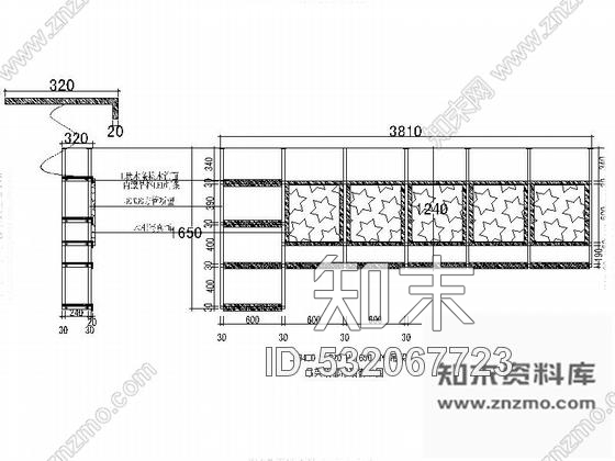 施工图精品著名时尚现代风格蛋糕烘焙店室内装修施工图含效果施工图下载【ID:532067723】