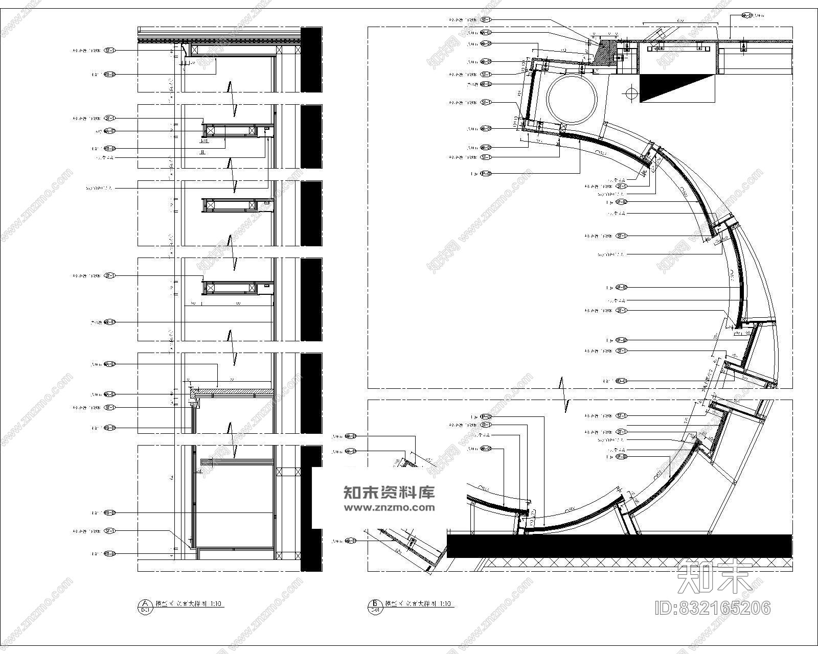 梁志天--大连海洋公园售楼处全套cad施工图cad施工图下载【ID:832165206】