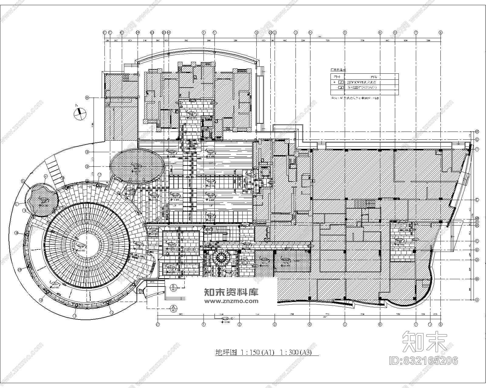 梁志天--大连海洋公园售楼处全套cad施工图cad施工图下载【ID:832165206】