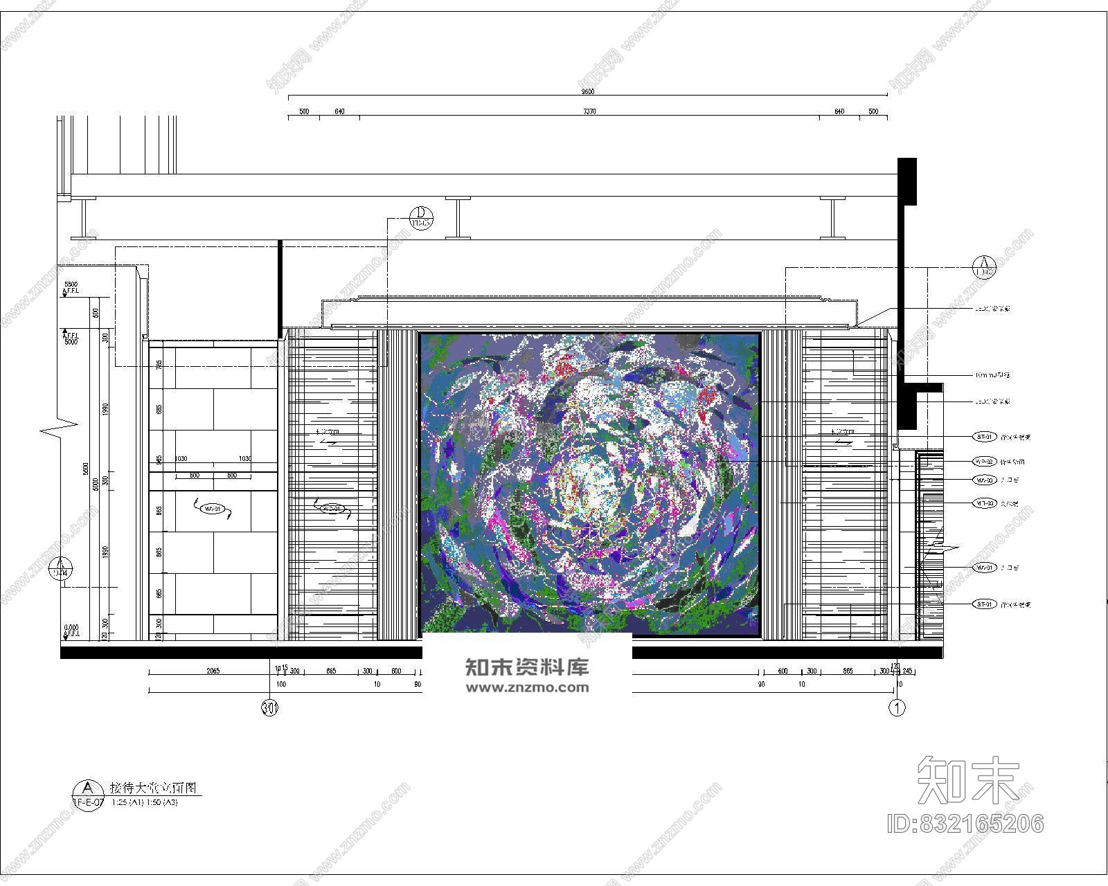 梁志天--大连海洋公园售楼处全套cad施工图cad施工图下载【ID:832165206】