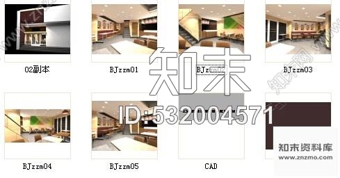 施工图北京连锁特色风味现代快餐厅装修施工图含效果cad施工图下载【ID:532004571】