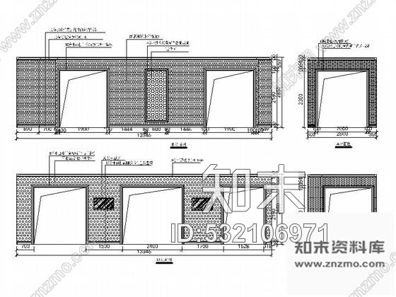 施工图广东某名品陶瓷展厅室内装修施工图含实景cad施工图下载【ID:532106971】