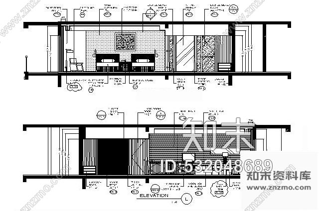 施工图三亚五星级酒店豪华套房施工图cad施工图下载【ID:532048689】