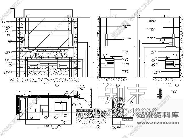 施工图三亚五星级酒店豪华套房施工图cad施工图下载【ID:532048689】