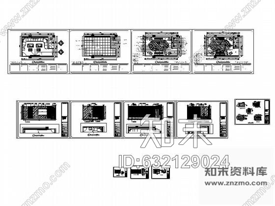 施工图豪华KTV包厢室内装修图Ⅰcad施工图下载【ID:632129024】