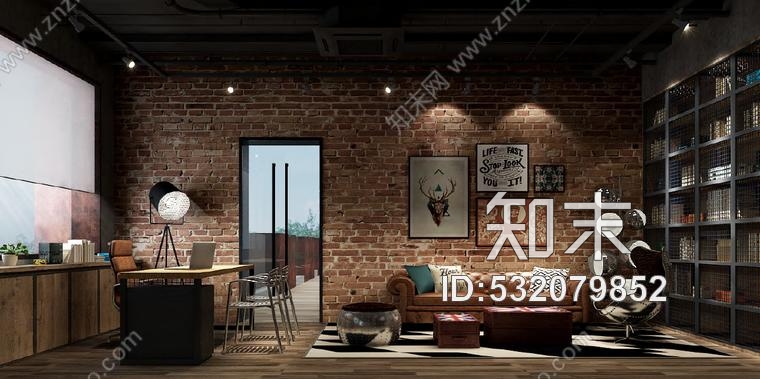 华谊兄弟办公室设计施工图附效果图+物料表cad施工图下载【ID:532079852】