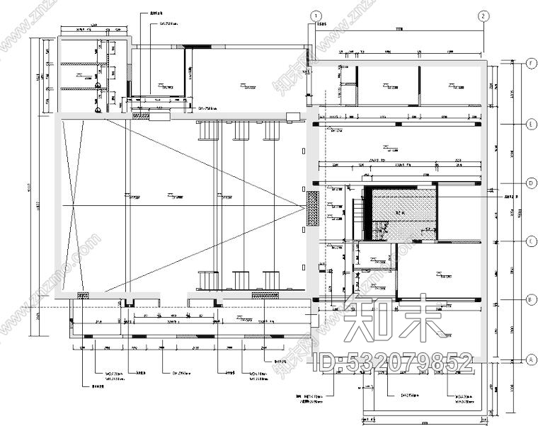华谊兄弟办公室设计施工图附效果图+物料表cad施工图下载【ID:532079852】