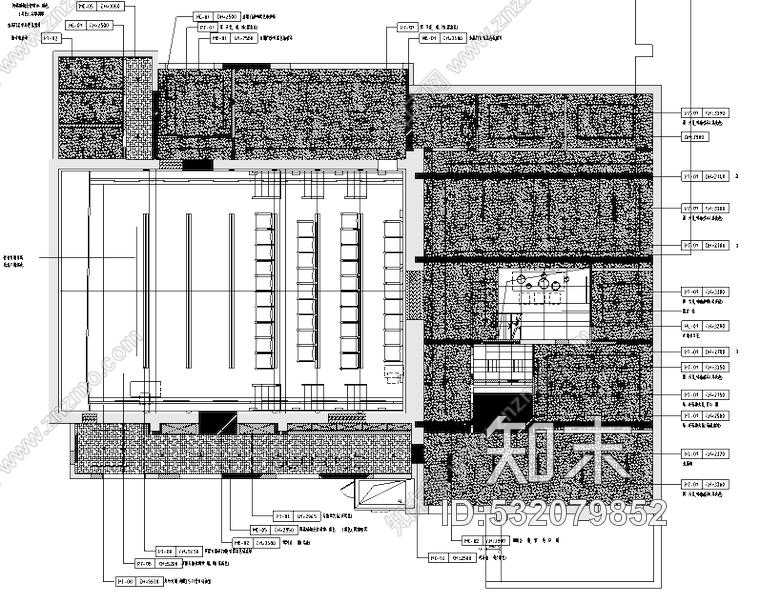华谊兄弟办公室设计施工图附效果图+物料表cad施工图下载【ID:532079852】
