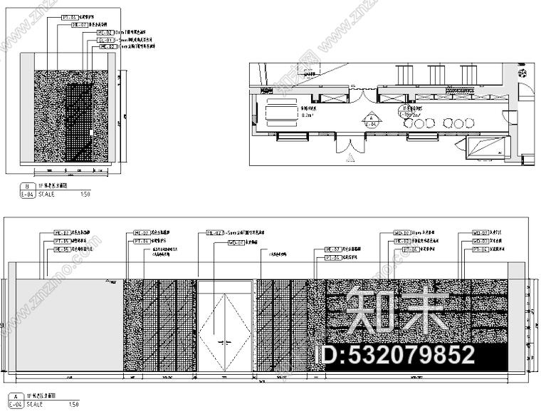 华谊兄弟办公室设计施工图附效果图+物料表cad施工图下载【ID:532079852】