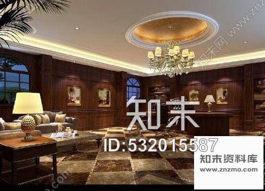 施工图某中式茶楼室内装修施工图含效果cad施工图下载【ID:532015587】