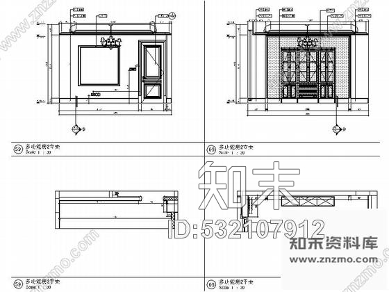 施工图浙江简欧风格销售中心室内装修施工图含实景高层典范小区，推荐！cad施工图下载【ID:532107912】