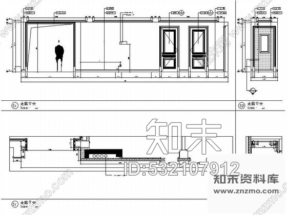 施工图浙江简欧风格销售中心室内装修施工图含实景高层典范小区，推荐！cad施工图下载【ID:532107912】