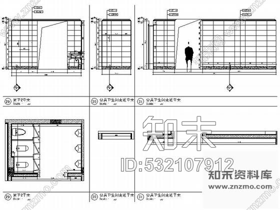 施工图浙江简欧风格销售中心室内装修施工图含实景高层典范小区，推荐！cad施工图下载【ID:532107912】