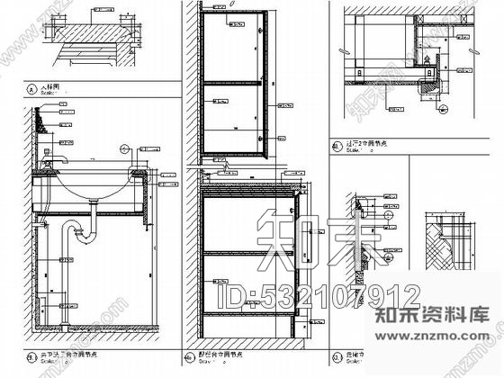 施工图浙江简欧风格销售中心室内装修施工图含实景高层典范小区，推荐！cad施工图下载【ID:532107912】