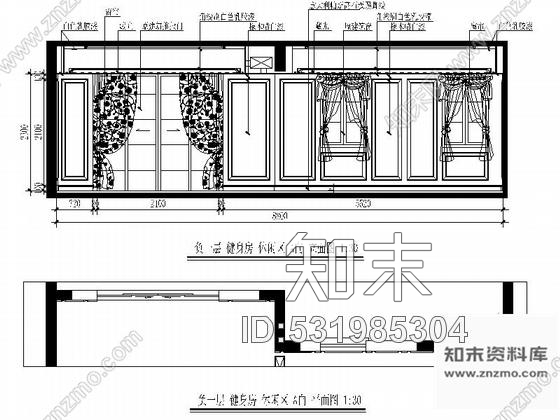 施工图三亚原创精品古典三层别墅样板房室内CAD装修图含效果cad施工图下载【ID:531985304】