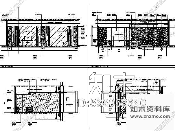 施工图南京某酒店套房施工图Ⅱcad施工图下载【ID:532058640】